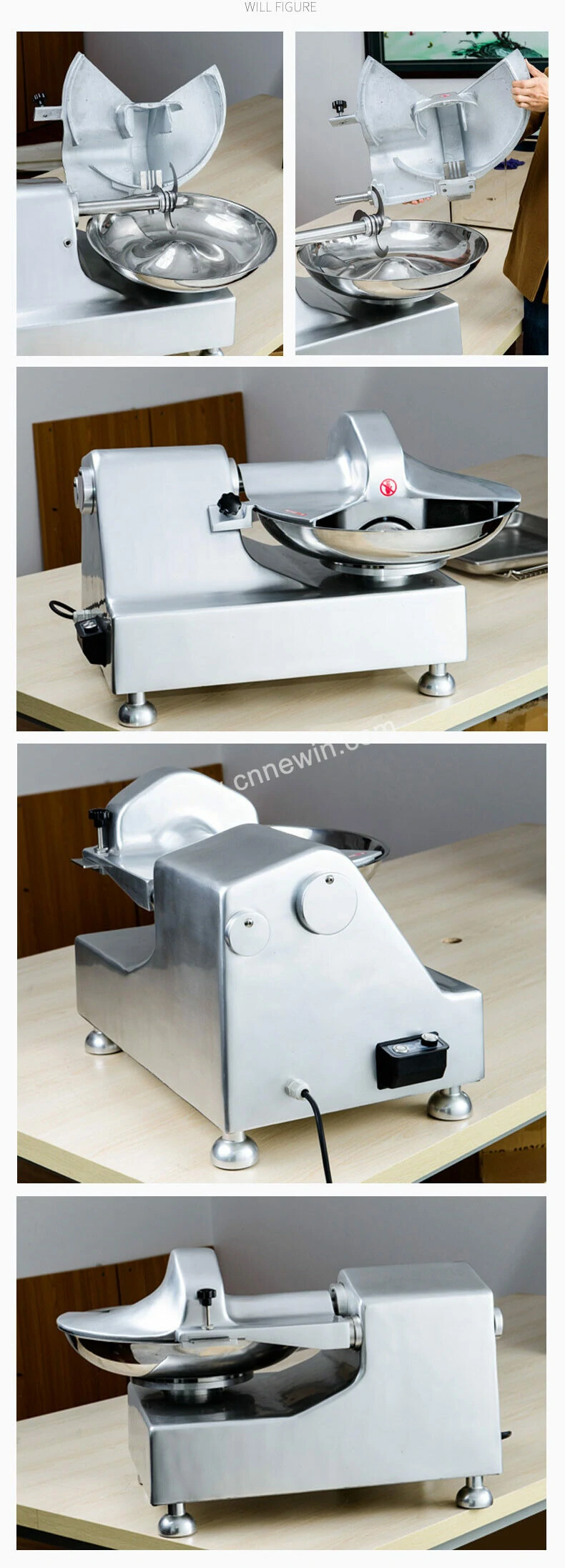 Asztali elektromos hústálvágó gép HLQ 8 5