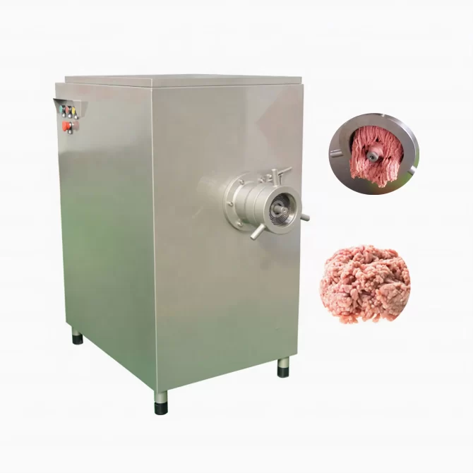 Picadora de carne comercial con hueso JR 100 a escala